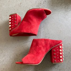 BP. Red Studded Heels
